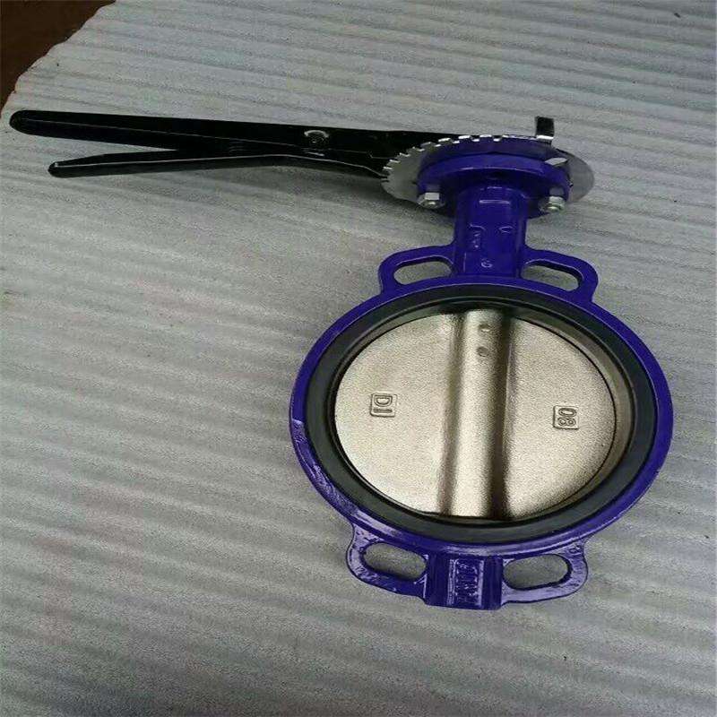 手动对夹式蝶阀