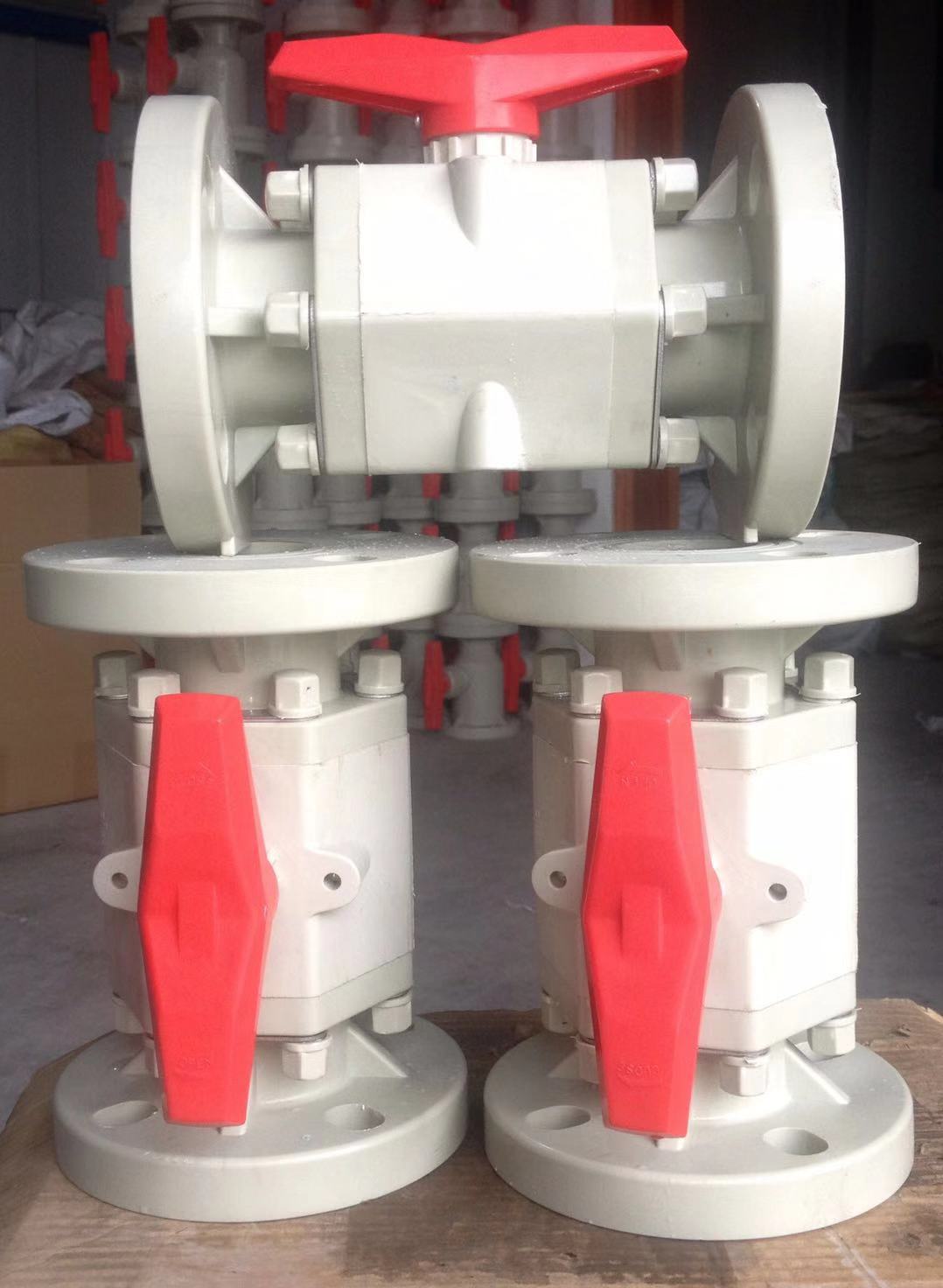 塑料加强型球阀（RPP,UPVC,CPVC,PVDF,PPH）